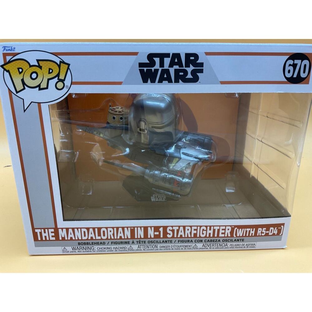 Funko Pop! Star Wars: The Mandalorian in N-1‎ Starfighter R5-D4 #670